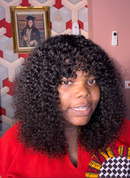SDD pixie curls fringe 12” 200grams