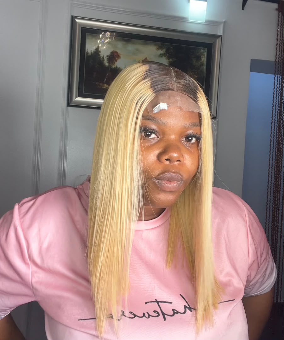 SDD BONESTRAIGHT blonde 
16” 200grams with Kim k closure