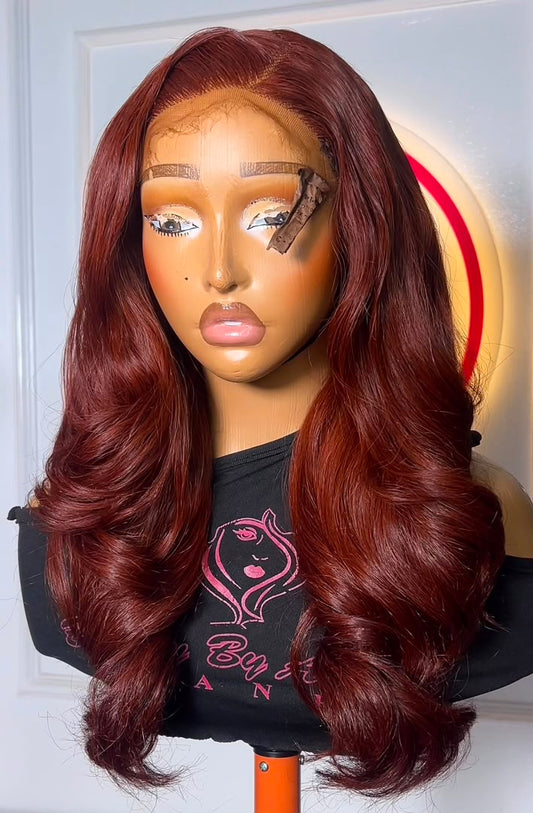 SDD VIETNAMESE wavy unit 
With hd lace 
Cajun color 
20” inches